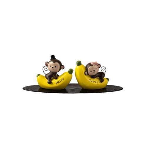 Banana Monkey+Anti Slip Mat- Dashboard Toy